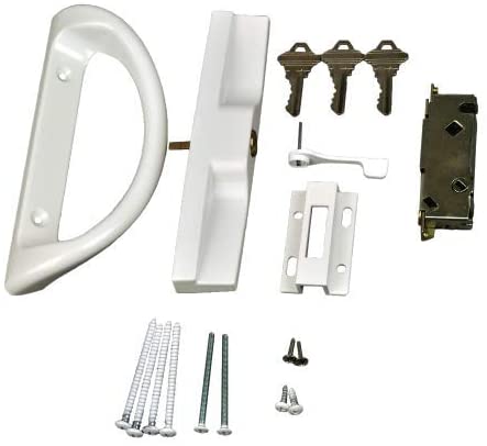 Kinro White Patio Door Lock Kit for 1600 Series
