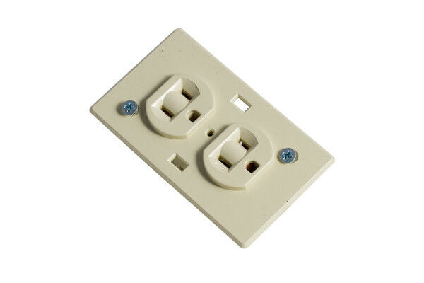 Mobile Home/RV Wirecon Bone Standard Wall Receptacle