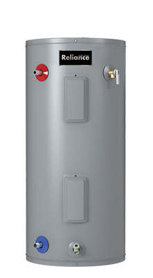 Reliance 40 Gallon Mobile Home Water Heater 2 Element 4500 Watt, 240 Volt Side Plumb