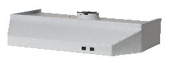 Ventline 42" White Range Hood with Round Vertical Exhaust