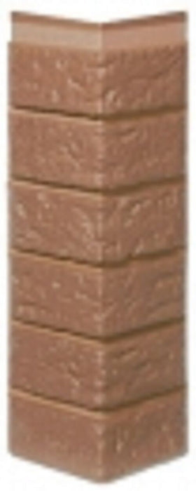 Mobile Home/RV Novik Brown Blend Simulated Brick Outside Corner (5 Pieces)