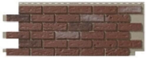 Mobile Home/RV Novik Old Red Blend Simulated Brick Skirting Panel (9 Pieces)