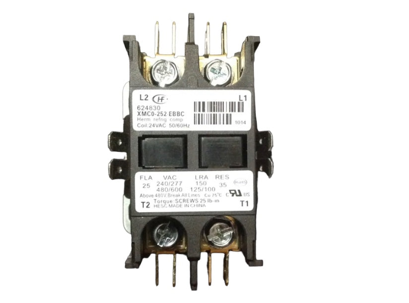 (Discontinued) Nordyne OEM Contactor 2 Pole, 24V, 25FLA,624722R