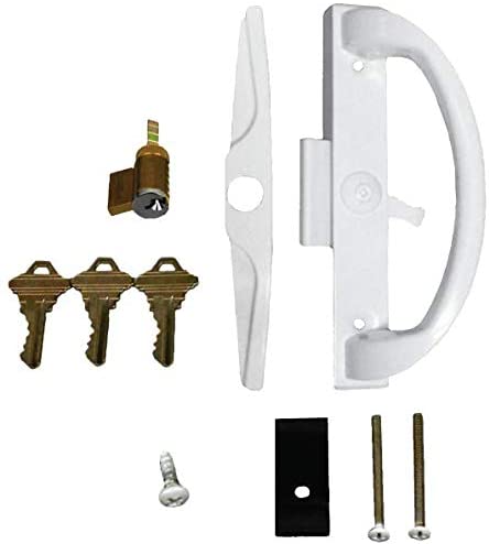 Kinro White Patio Door Lock Kit for 7500 Series