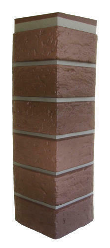 Mobile Home/RV Novik Red Used Blend Simulated Brick Skirting Corner (5 Pieces)