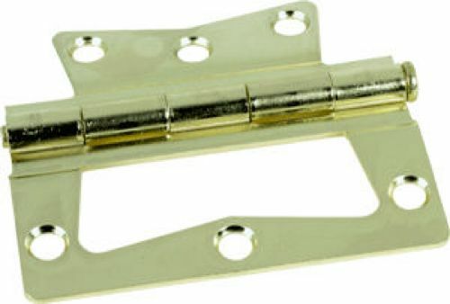 Mobile Home/RV Interior Butterfly Brass Hinge Set (2 Pack) with Screws