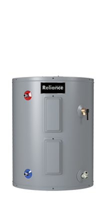 Reliance 30 Gallon Mobile Home Water Heater 2 Element 4500 Watt, 240 Volt Side Plumb Lowboy