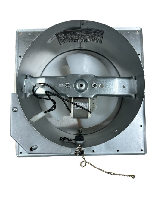 Ventline Sidewall Exhaust Fan with Mill Exterior Cover and White Interior Grille V2215-11