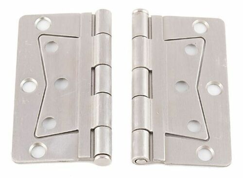 Mobile Home/RV Interior Butterfly Brushed Nickel Hinge Set (2 Pack) with Screws