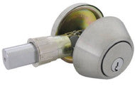 J & D Lock Co Stainless Steel Deadbolt Lock for Mobile Homes