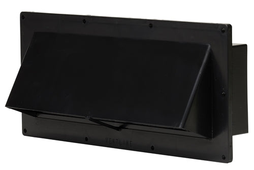 Ventline By Dexter Mobile Home/RV Black Exterior Sidewall Range Hood Vent w/Damper V2111-5
