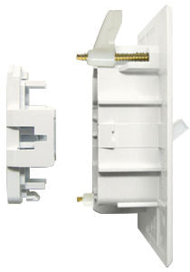 Wirecon Mobile Home/RV White Conventional Wall Switch With Plate