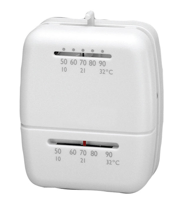 Mobile Home Thermostat Heat Only 2- Wire  White  1C20-102