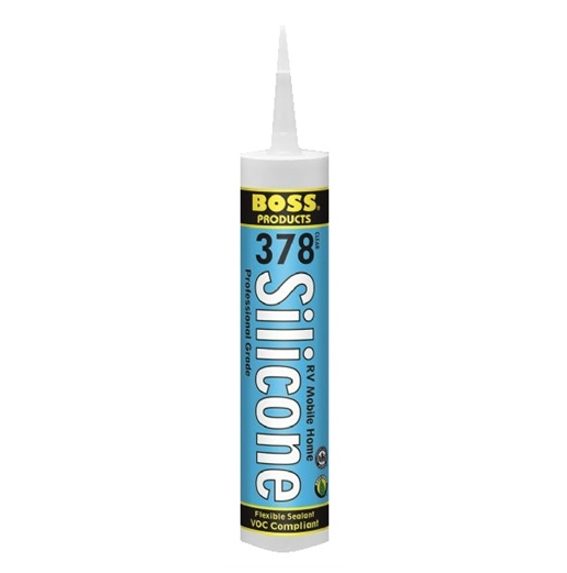 Boss Silicone Caulk White 378 10.3 Oz