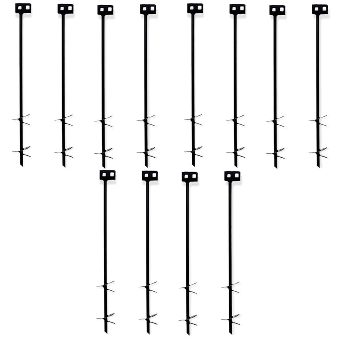 OTI 3/4" x 30" Mobile Home Double Disk Earth Auger Anchor (12 Anchor Pack)