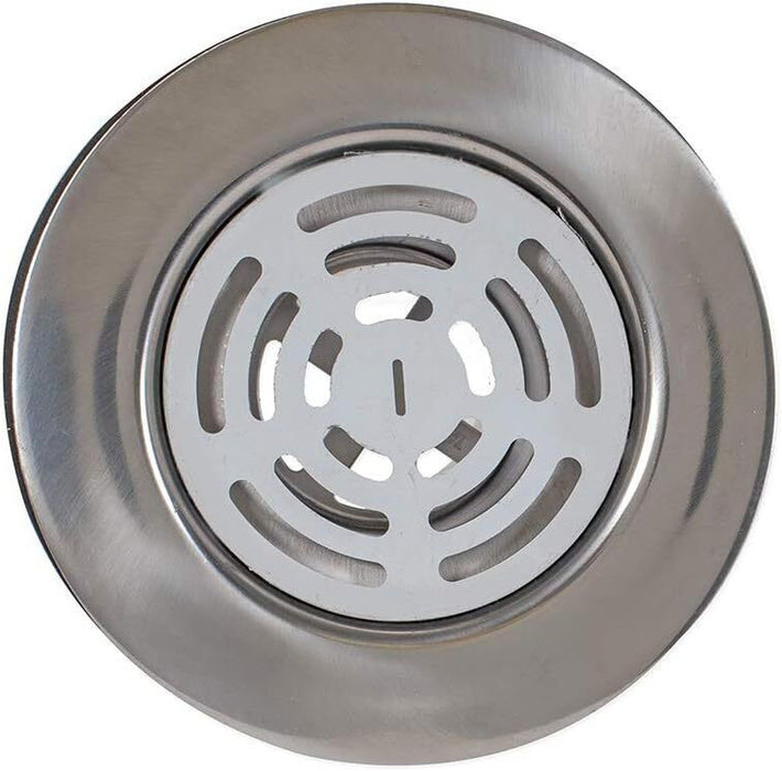 Ez-Flo Mobile Home 1-1/2" Flat Top Chrome Shower Drain 30031