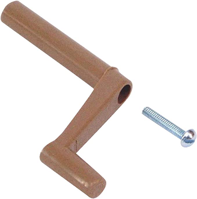 U.S. Hardware Plastic Window Crank  3", Brown
