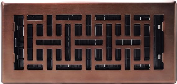 Decor Grates AJH410-RB Floor Register, 4x10, Oil Rubbed Bronze
