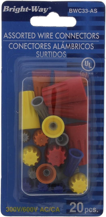 Brightway Assorted Wire Connectors, 20Pc