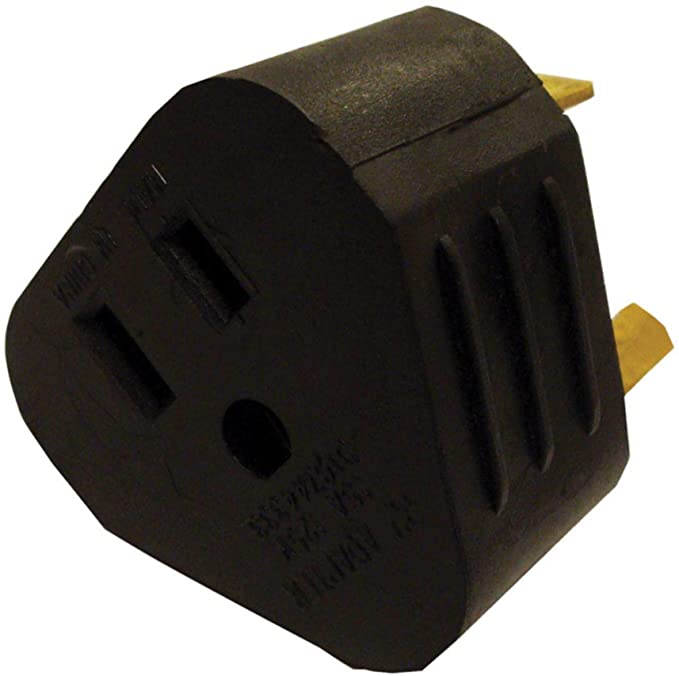 US Hardware RV Adapter 15 AMP Female - 30 AMP Male, 125 Volt