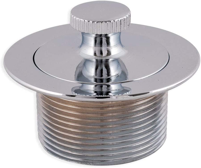 Mobile Home 1-1/2" Chrome Tub Drain with Lift-N-Turn Stopper