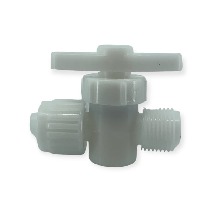 Flair-It Valve 1/2"P x 1/2 MPT Straight Stop Valve