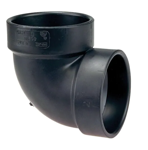 ABS Elbow Vent 1- 1/2"