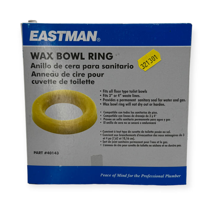 Eastman Wax Toilet Bowl Ring