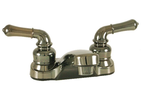 Ultra Faucets Mobile Home/RV 4" Chrome Lavatory Faucet with Lever Handles