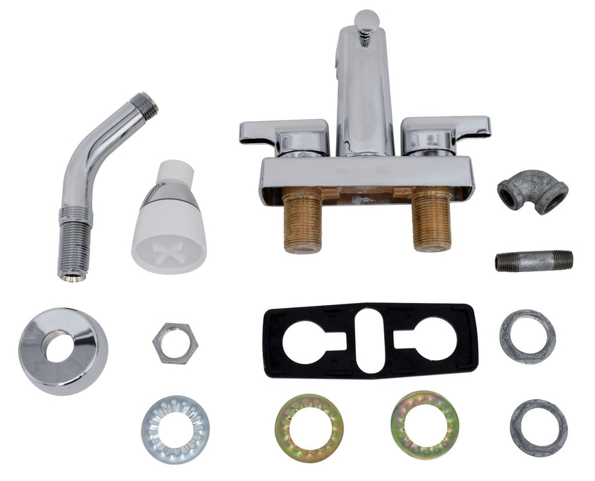 Phoenix Faucets Mobile Home/RV Two-Handle 3-3/8" Tub/Shower Diverter Faucet with Shower Head Kit - Brass, Chrome PF213311