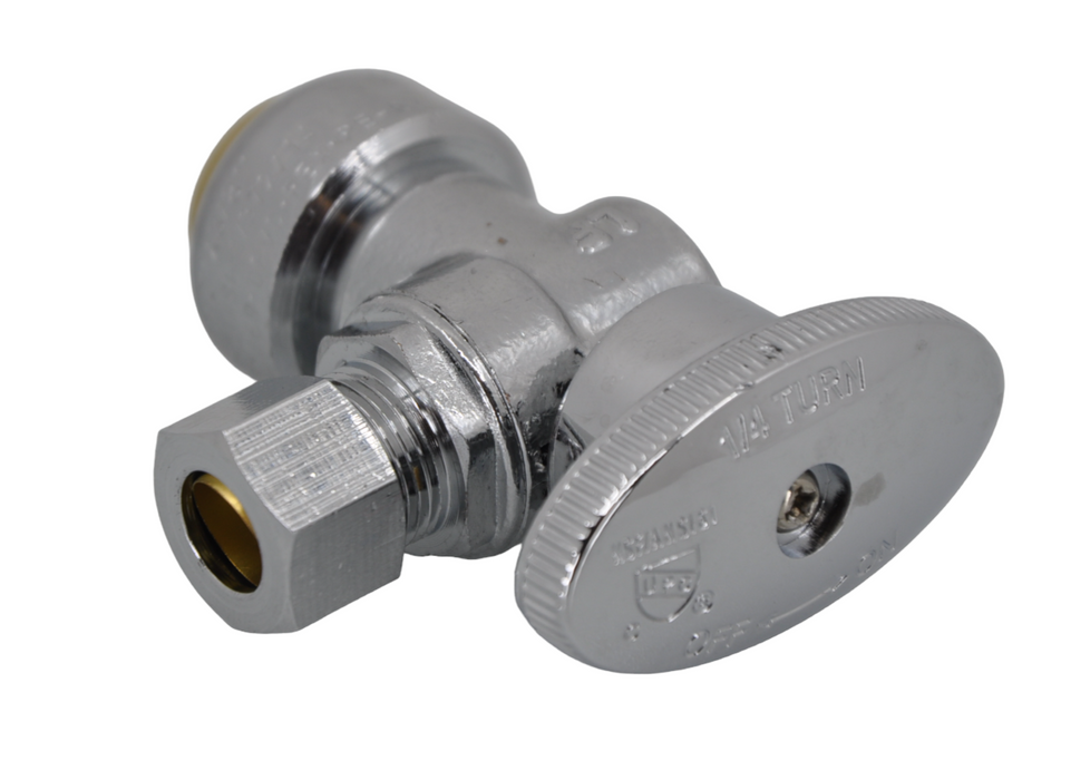 Aqua Plumb PipeBite Turn Angle Stop Valve 3/8 x 1/2 FPT