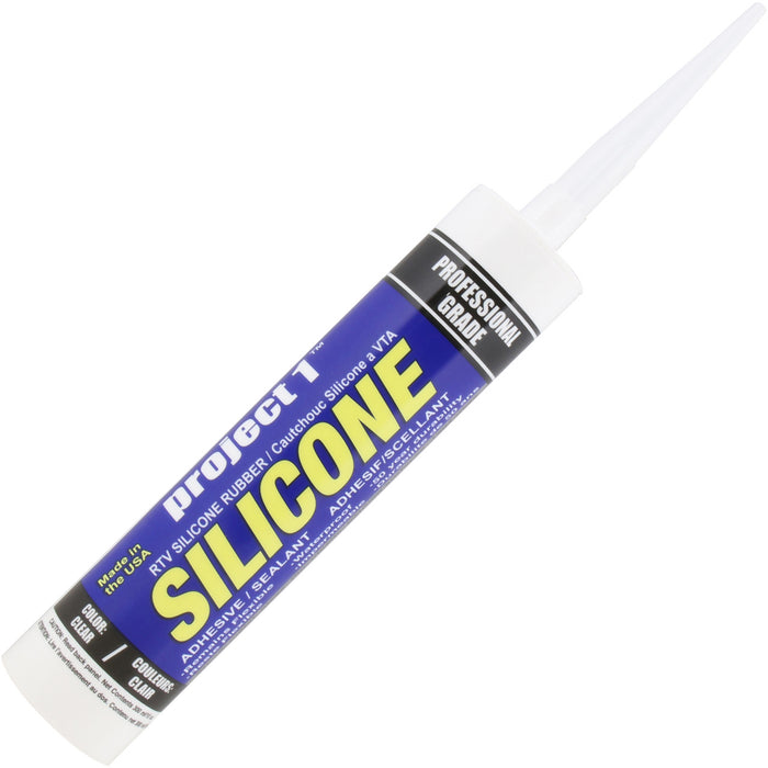 Project 1 Silicone Calk Clear 10 Fl OZ (4 Pack)