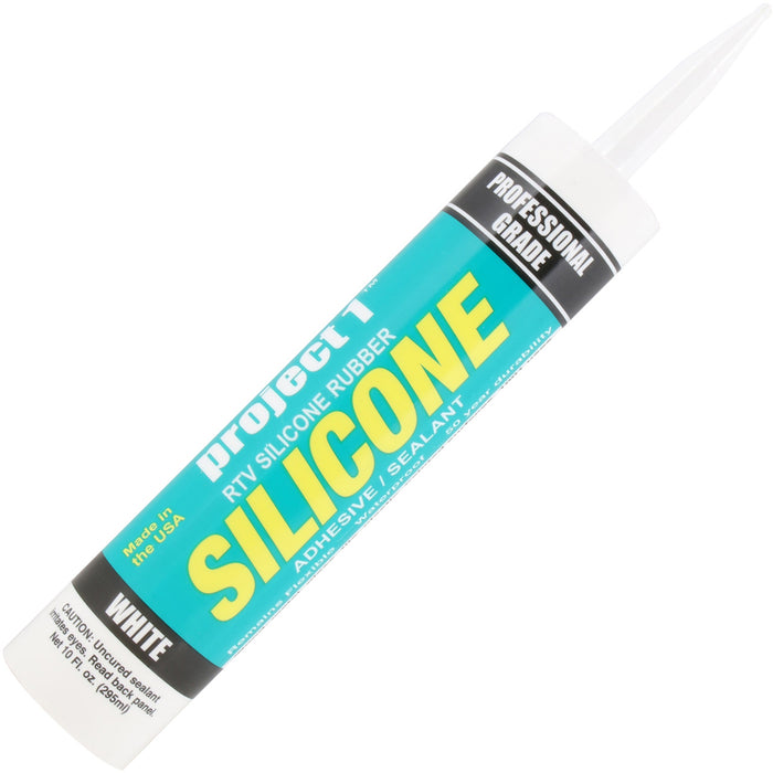 Project 1 Silicone Calk White 10 Fl OZ (2 Pack)