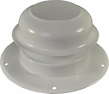 White Metal Mobile Home Plumbing Vent Cap
