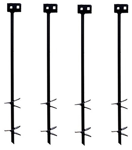 OTI 3/4" x 30" Mobile Home Double Disk Earth Auger Anchor (4 Anchor Pack)