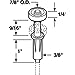Mobile Home Parts Direct 7/8 In. Nylon Bi-Fold Closet Spring-Loaded Top Roller Guide (2 Pack)