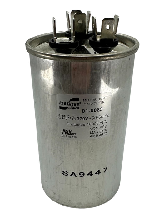 Nordyne Capacitor 620779 Partner's Choice (01-0083) f/ Nordyne Round Dual Run Capacitor