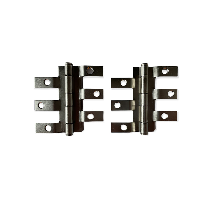 Mobile Home Fastec Satin Nickel 6 Finger Hinge (2 Pack)