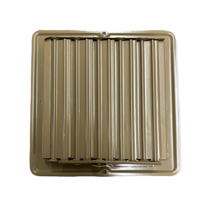 Mobile Home 6" x 6" Brown Metal Floor Register