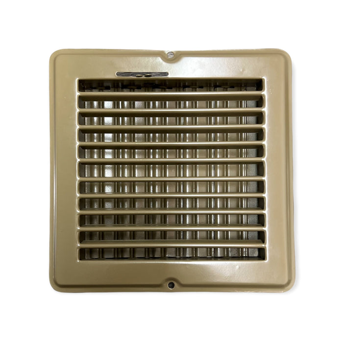 Mobile Home 6" x 6" Brown Metal Floor Register