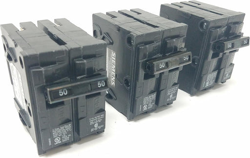 Siemens Q23050CT2 30/50 Amp Double Pole Circuit Breaker - Space Saving Quadplex Design