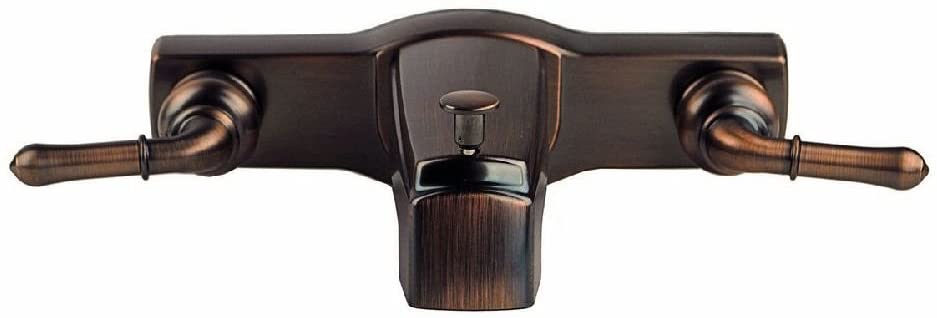 Ultra Mobile Home 8" Tub & Shower Faucet, Oil Rubbed Bronze with Lever Handles