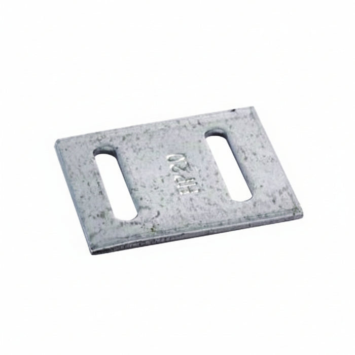 MHPD Double Slot Strap Buckle Anchor – 10 Pack | High-Strength Galvanized Steel | Mobile Home I-Beam Strapping