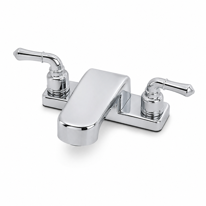 Utopia 8" Deck-Mount Garden Tub Faucet with Chrome Lever Handles
