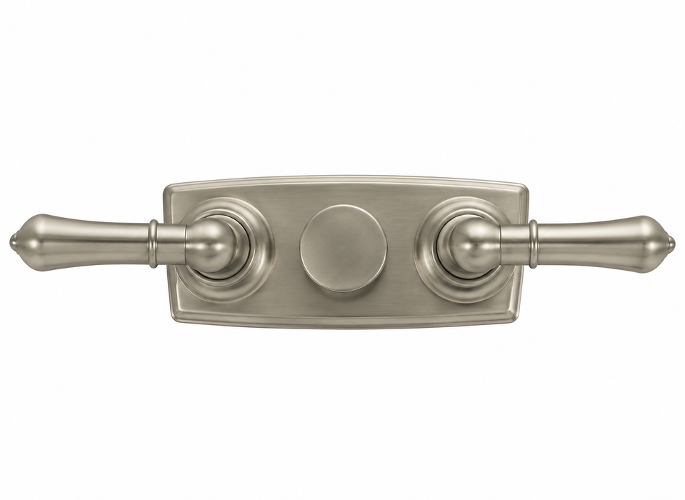 Mobile Home/RV 4" Brushed Nickel Shower Faucet with Lever Handles