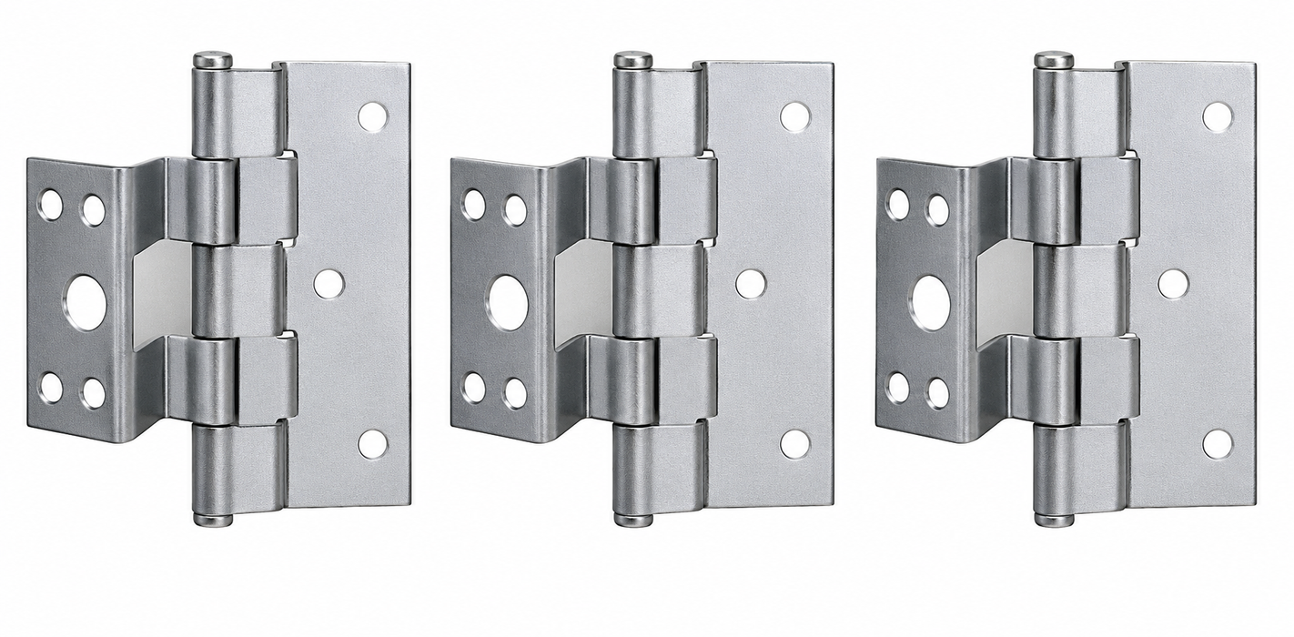 Elixir Combination Door Hinges (3 Pack), Zinc | Fits 6000, 8000 & 9000 Series Mobile Home Doors