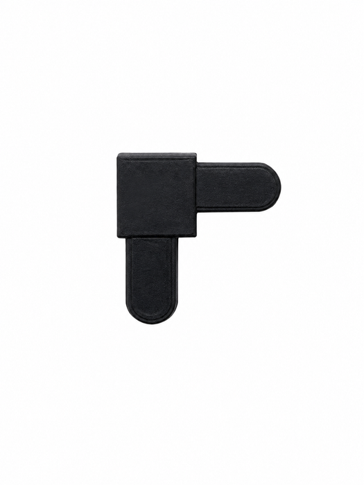 Mobile Home Parts Direct Black Screen Frame Corners – 1/4" x 5/8", Square Cut, Plastic, 20 Pack