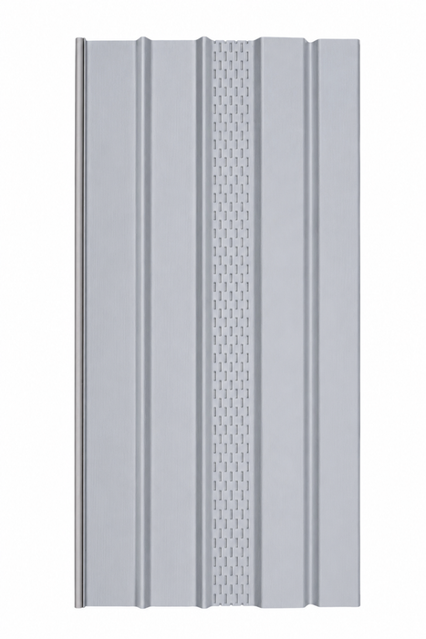Mobile Home Skirting Vinyl Underpinning VENTED Panel – Grey (16" W x 28" L, Pack of 8)