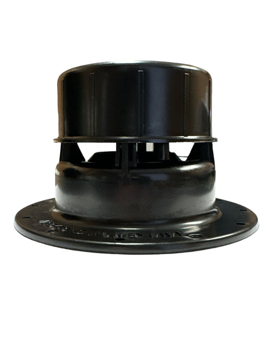 Ventline V2049-55 1-1/2" Plastic Plumbing Vent Cap, Black