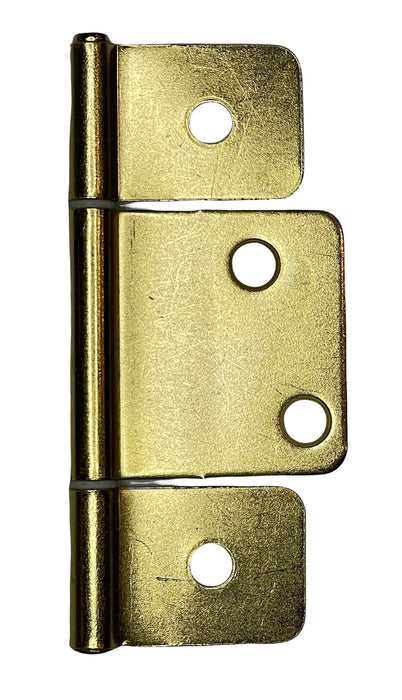 Mobile Home/RV Brass Interior Door Extended Leaf Hinge with Screws (4 Pack)